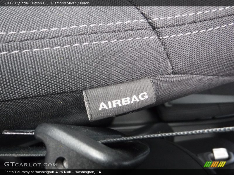 Diamond Silver / Black 2012 Hyundai Tucson GL