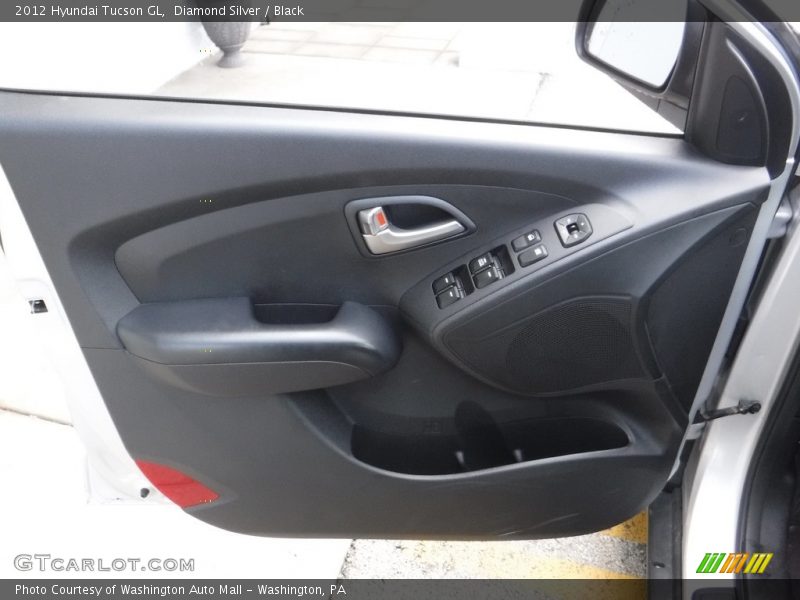 Diamond Silver / Black 2012 Hyundai Tucson GL