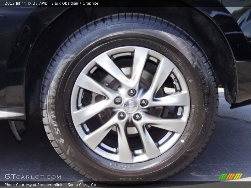 Black Obsidian / Graphite 2013 Infiniti JX 35 AWD