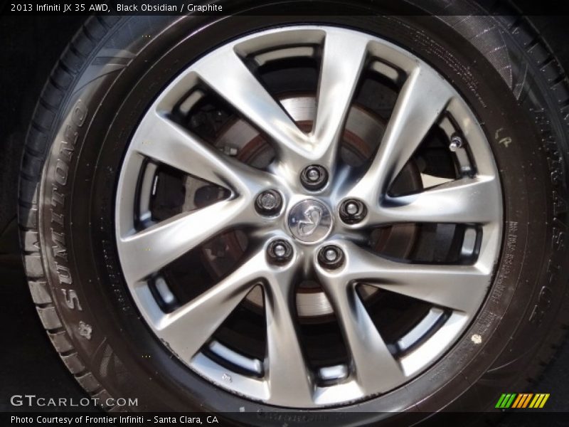Black Obsidian / Graphite 2013 Infiniti JX 35 AWD