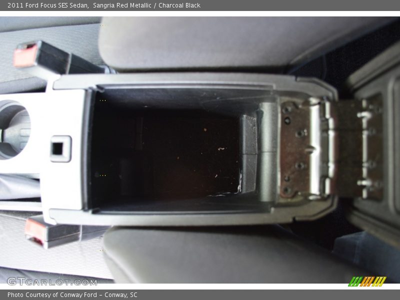Sangria Red Metallic / Charcoal Black 2011 Ford Focus SES Sedan