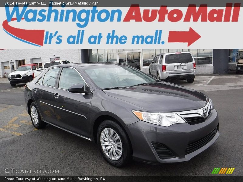 Magnetic Gray Metallic / Ash 2014 Toyota Camry LE