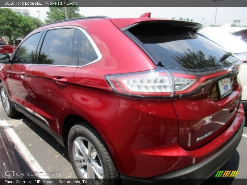 Ruby Red / Ebony 2016 Ford Edge SEL