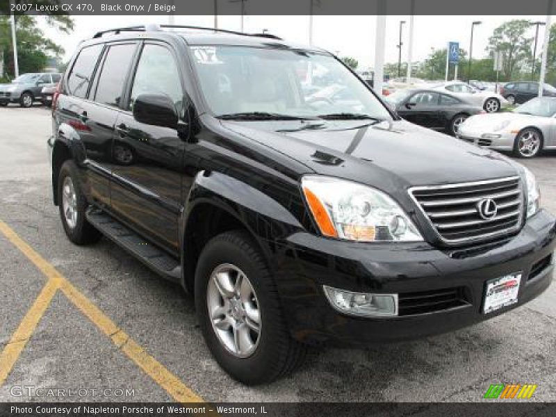 Black Onyx / Beige 2007 Lexus GX 470