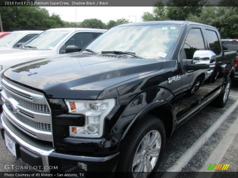 Shadow Black / Black 2016 Ford F150 Platinum SuperCrew