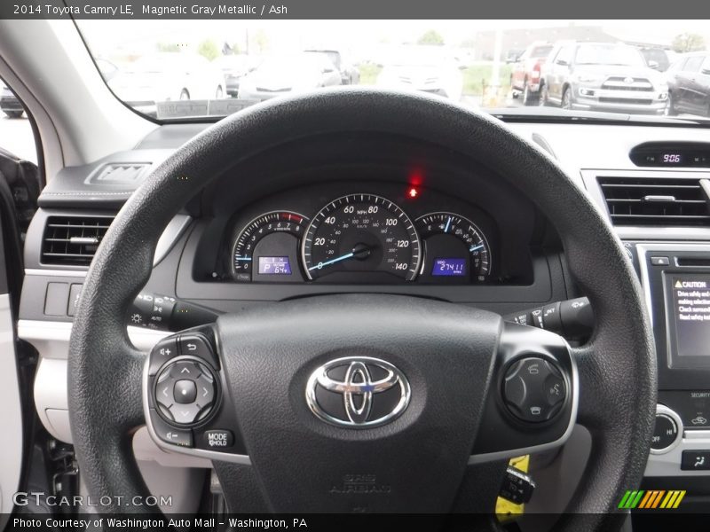 Magnetic Gray Metallic / Ash 2014 Toyota Camry LE