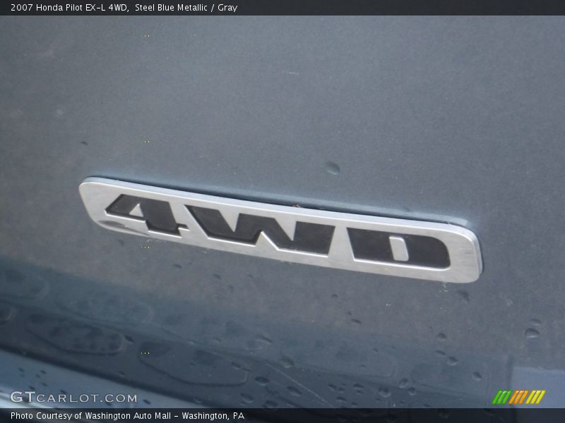 Steel Blue Metallic / Gray 2007 Honda Pilot EX-L 4WD