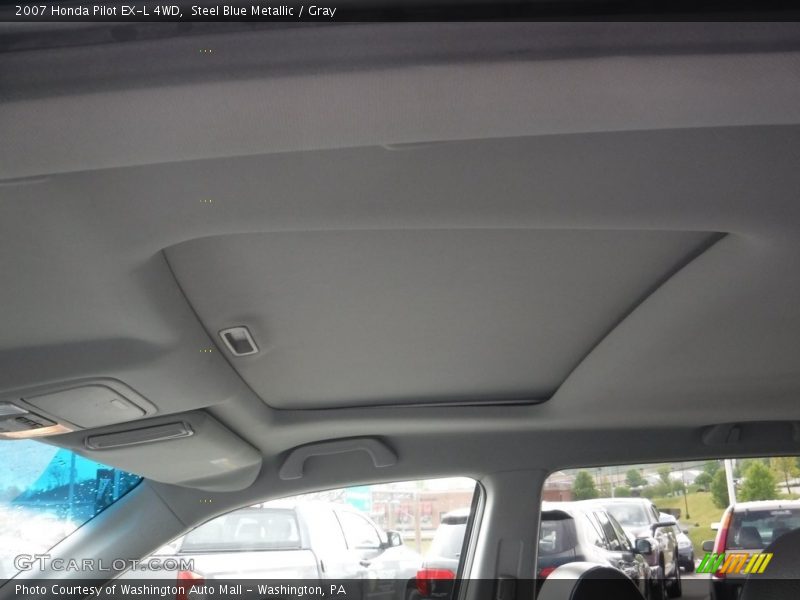 Steel Blue Metallic / Gray 2007 Honda Pilot EX-L 4WD