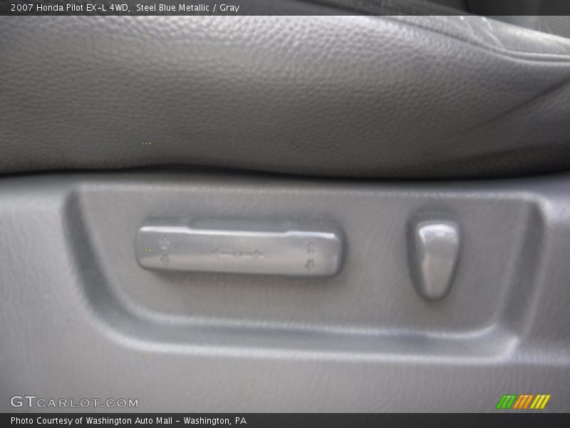 Steel Blue Metallic / Gray 2007 Honda Pilot EX-L 4WD