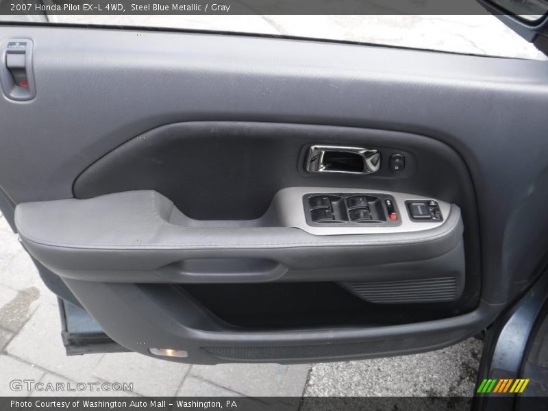 Steel Blue Metallic / Gray 2007 Honda Pilot EX-L 4WD