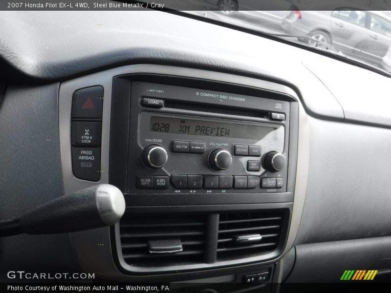 Steel Blue Metallic / Gray 2007 Honda Pilot EX-L 4WD