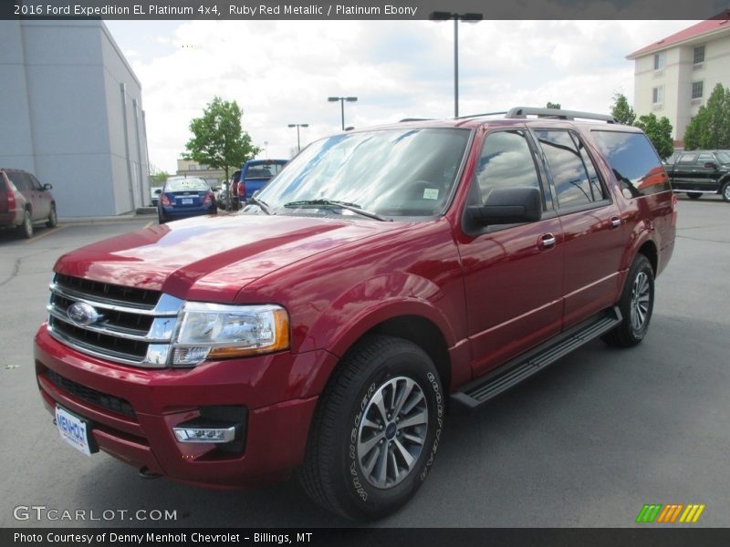 Ruby Red Metallic / Platinum Ebony 2016 Ford Expedition EL Platinum 4x4