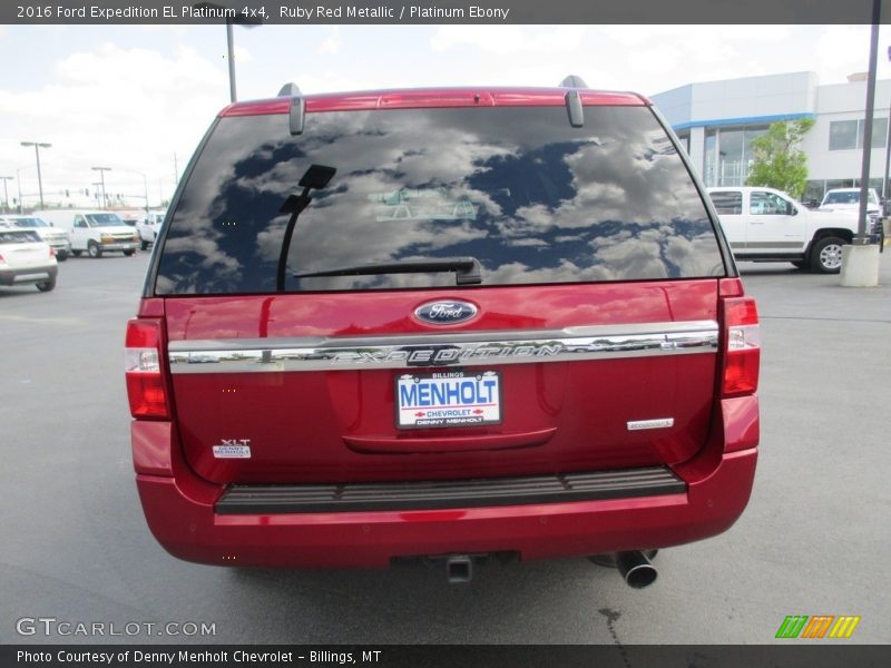 Ruby Red Metallic / Platinum Ebony 2016 Ford Expedition EL Platinum 4x4