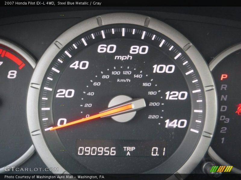 Steel Blue Metallic / Gray 2007 Honda Pilot EX-L 4WD