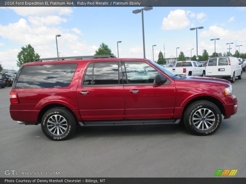 Ruby Red Metallic / Platinum Ebony 2016 Ford Expedition EL Platinum 4x4