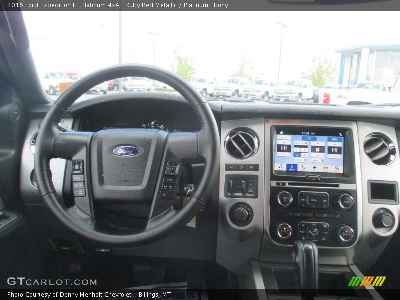 Ruby Red Metallic / Platinum Ebony 2016 Ford Expedition EL Platinum 4x4