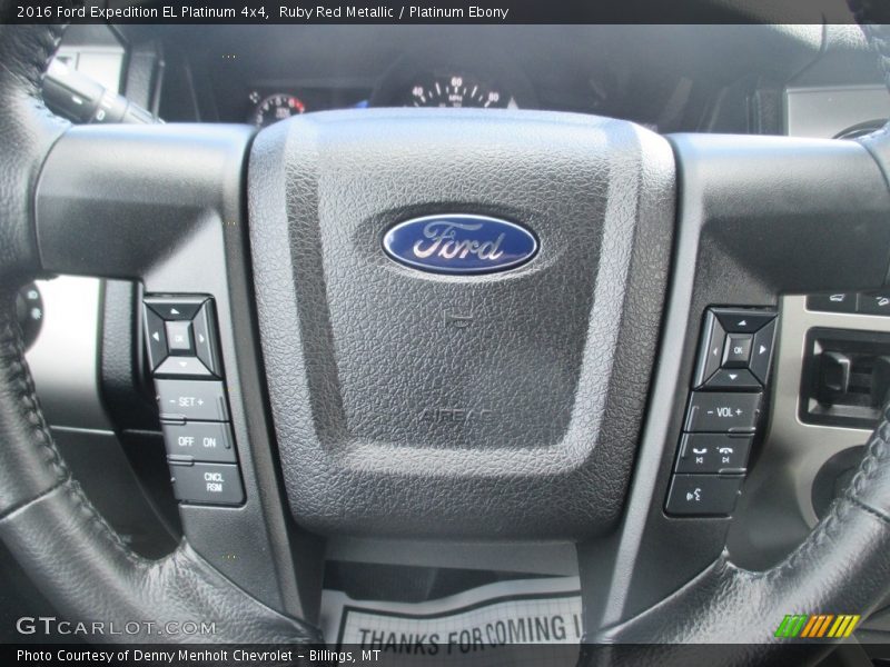 Ruby Red Metallic / Platinum Ebony 2016 Ford Expedition EL Platinum 4x4