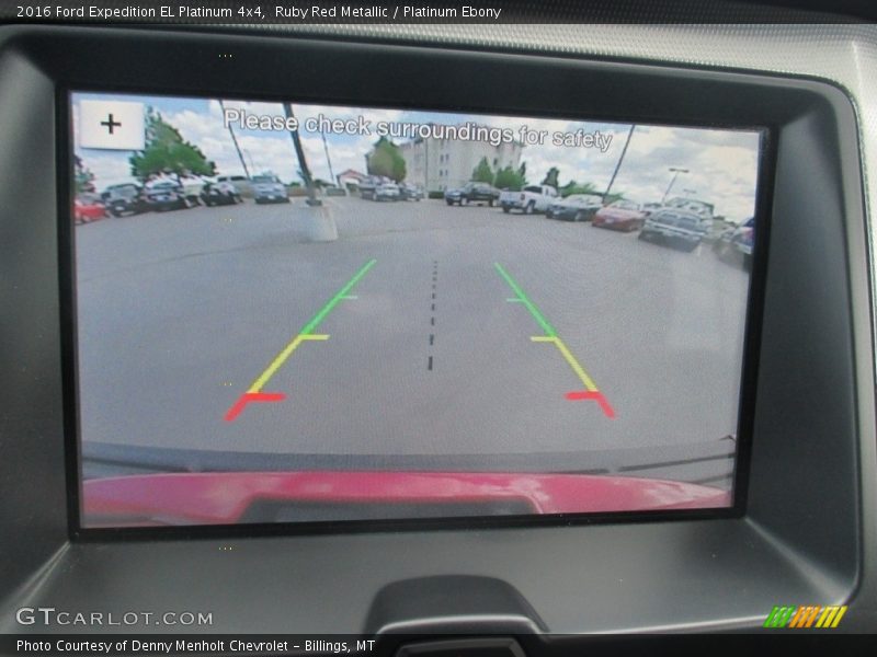Ruby Red Metallic / Platinum Ebony 2016 Ford Expedition EL Platinum 4x4