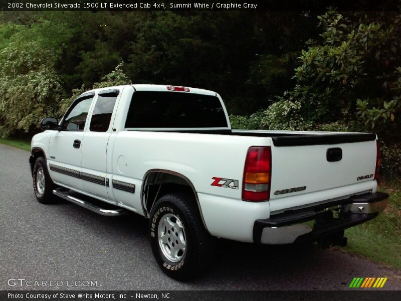 Summit White / Graphite Gray 2002 Chevrolet Silverado 1500 LT Extended Cab 4x4