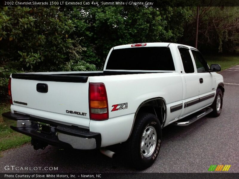 Summit White / Graphite Gray 2002 Chevrolet Silverado 1500 LT Extended Cab 4x4