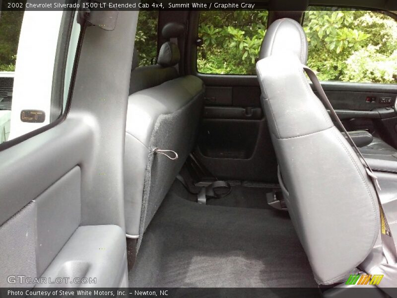 Summit White / Graphite Gray 2002 Chevrolet Silverado 1500 LT Extended Cab 4x4