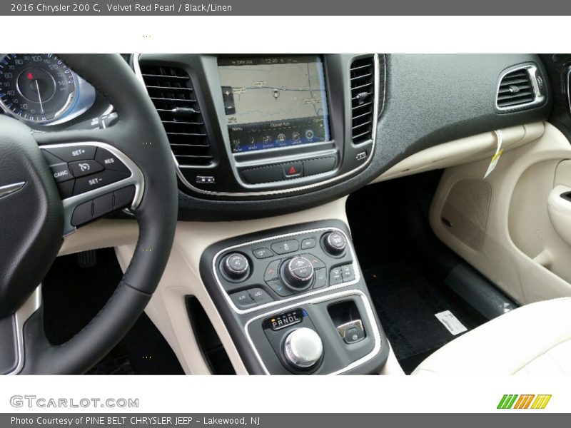 Velvet Red Pearl / Black/Linen 2016 Chrysler 200 C