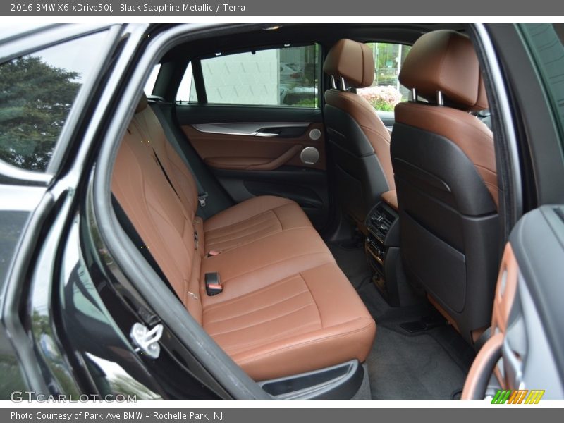 Rear Seat of 2016 X6 xDrive50i