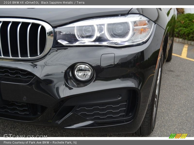 Black Sapphire Metallic / Terra 2016 BMW X6 xDrive50i