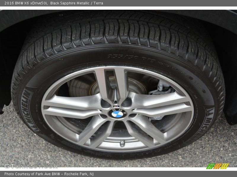 Black Sapphire Metallic / Terra 2016 BMW X6 xDrive50i