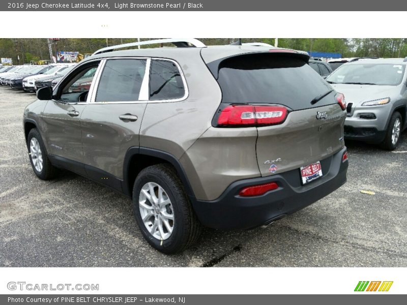 Light Brownstone Pearl / Black 2016 Jeep Cherokee Latitude 4x4
