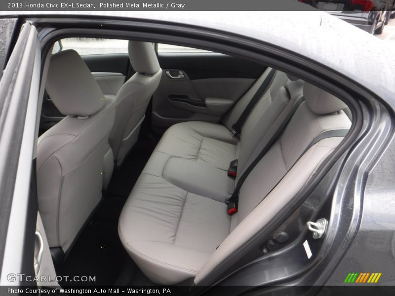 Polished Metal Metallic / Gray 2013 Honda Civic EX-L Sedan