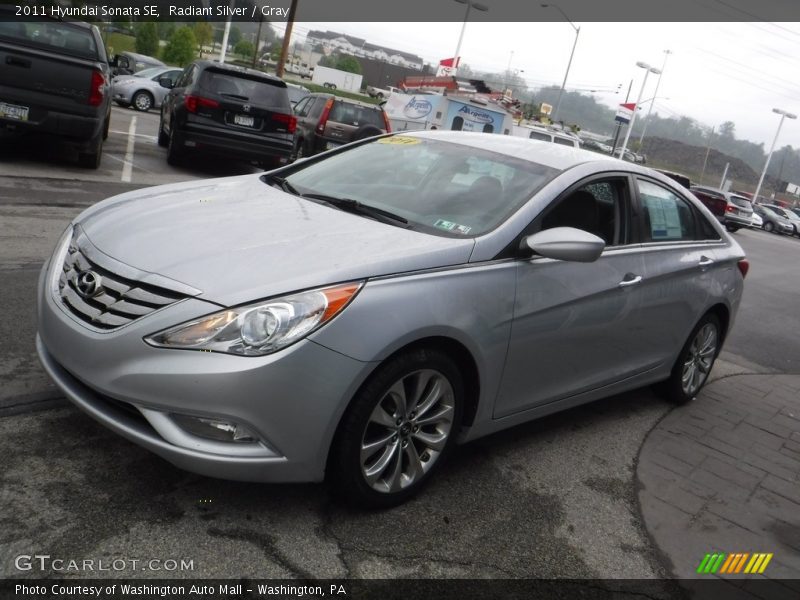 Radiant Silver / Gray 2011 Hyundai Sonata SE