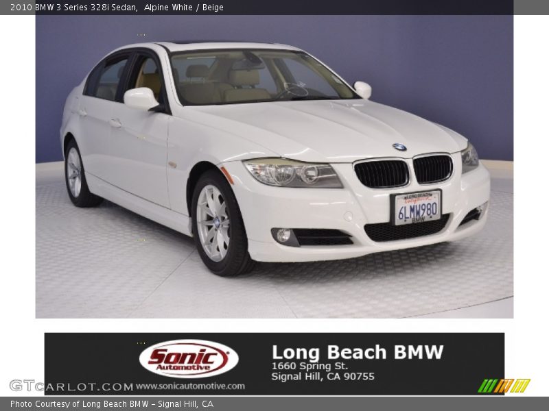 Alpine White / Beige 2010 BMW 3 Series 328i Sedan