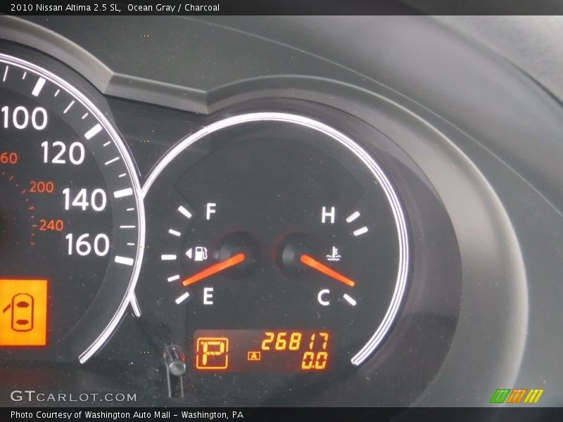 Ocean Gray / Charcoal 2010 Nissan Altima 2.5 SL