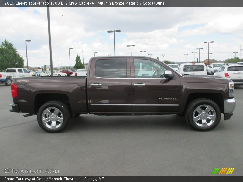 Autumn Bronze Metallic / Cocoa/Dune 2016 Chevrolet Silverado 1500 LTZ Crew Cab 4x4