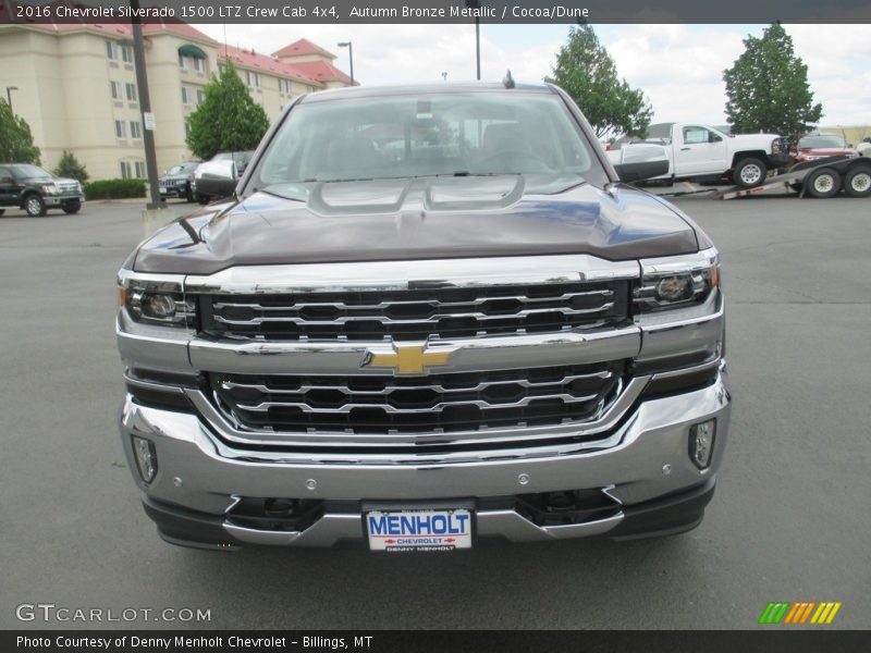 Autumn Bronze Metallic / Cocoa/Dune 2016 Chevrolet Silverado 1500 LTZ Crew Cab 4x4