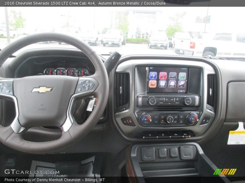 Autumn Bronze Metallic / Cocoa/Dune 2016 Chevrolet Silverado 1500 LTZ Crew Cab 4x4