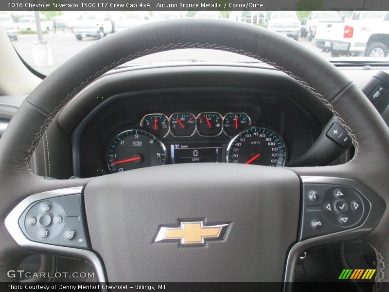 Autumn Bronze Metallic / Cocoa/Dune 2016 Chevrolet Silverado 1500 LTZ Crew Cab 4x4