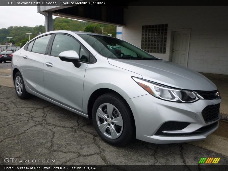 Silver Ice Metallic / Jet Black 2016 Chevrolet Cruze LS Sedan