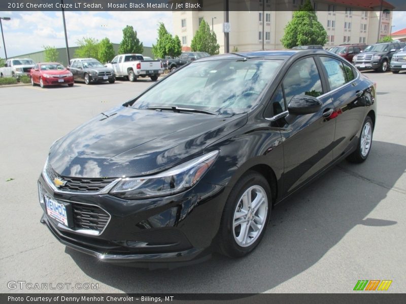 Mosaic Black Metallic / Jet Black 2016 Chevrolet Cruze LT Sedan
