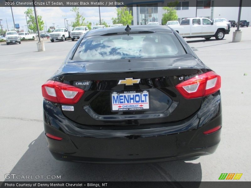 Mosaic Black Metallic / Jet Black 2016 Chevrolet Cruze LT Sedan