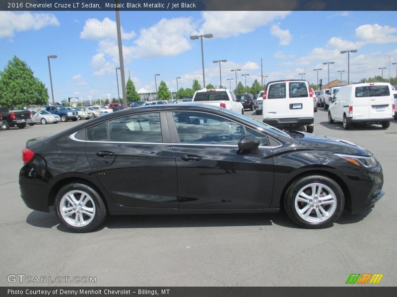 Mosaic Black Metallic / Jet Black 2016 Chevrolet Cruze LT Sedan