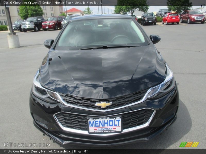 Mosaic Black Metallic / Jet Black 2016 Chevrolet Cruze LT Sedan