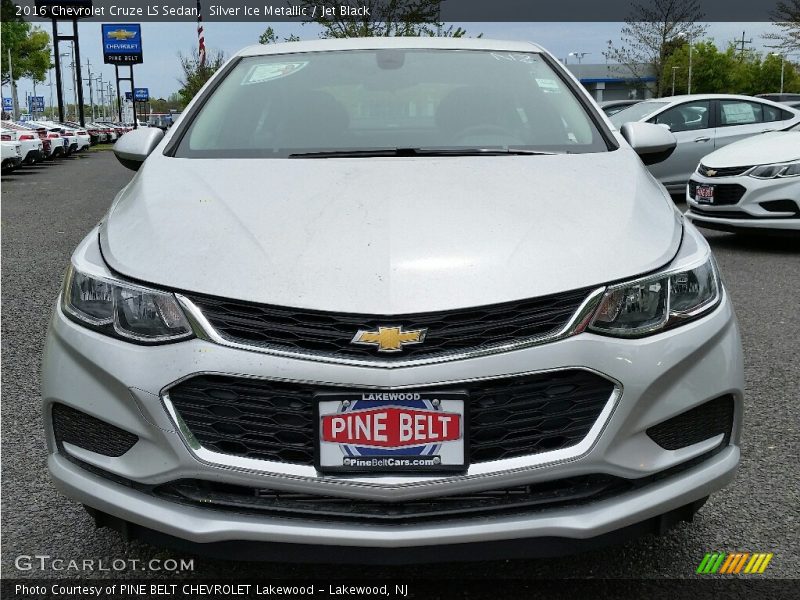 Silver Ice Metallic / Jet Black 2016 Chevrolet Cruze LS Sedan