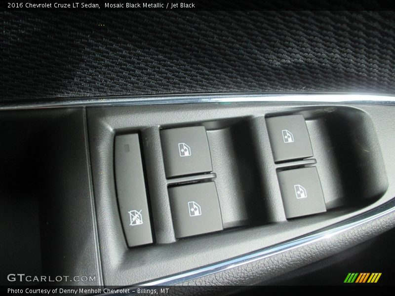 Mosaic Black Metallic / Jet Black 2016 Chevrolet Cruze LT Sedan