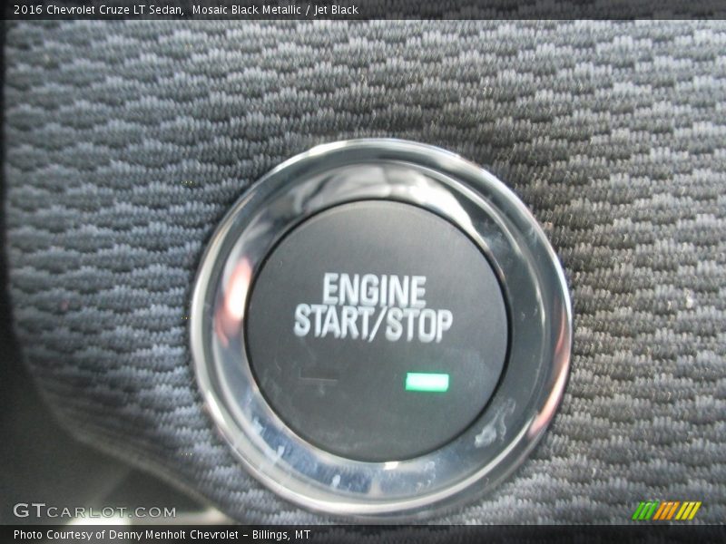 Mosaic Black Metallic / Jet Black 2016 Chevrolet Cruze LT Sedan