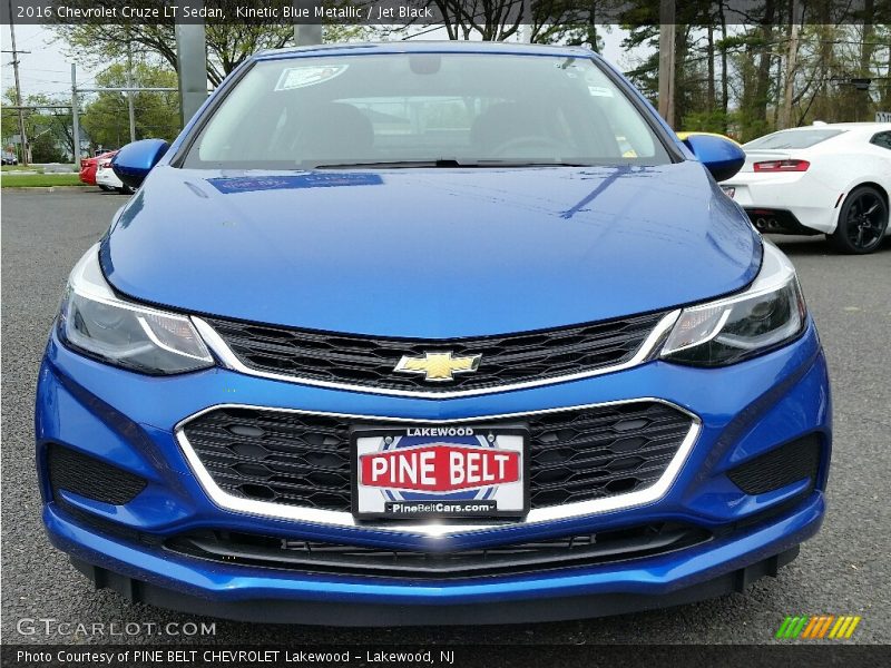 Kinetic Blue Metallic / Jet Black 2016 Chevrolet Cruze LT Sedan