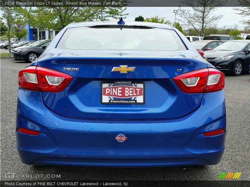 Kinetic Blue Metallic / Jet Black 2016 Chevrolet Cruze LT Sedan