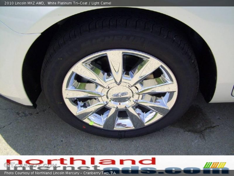 White Platinum Tri-Coat / Light Camel 2010 Lincoln MKZ AWD