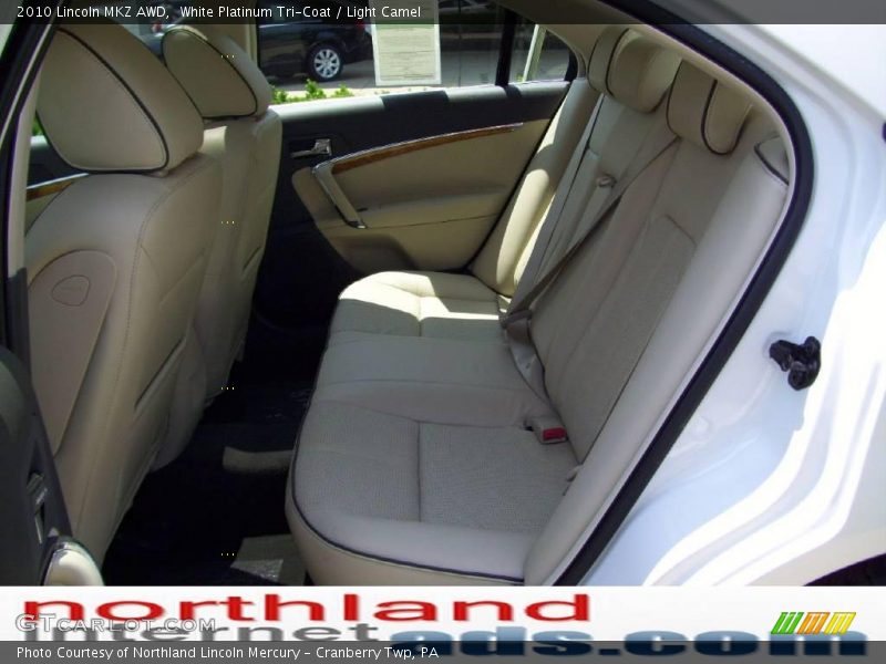 White Platinum Tri-Coat / Light Camel 2010 Lincoln MKZ AWD